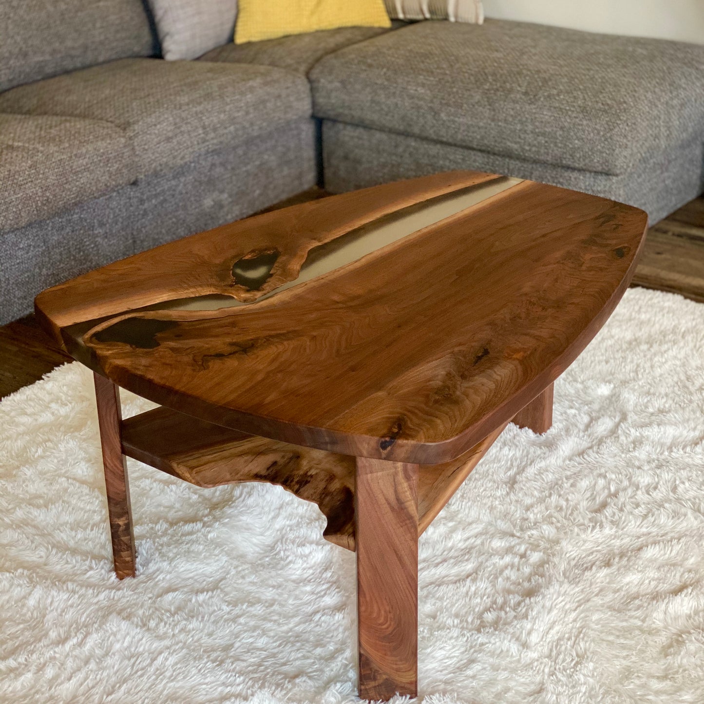 Cherry or Walnut Wood River Table