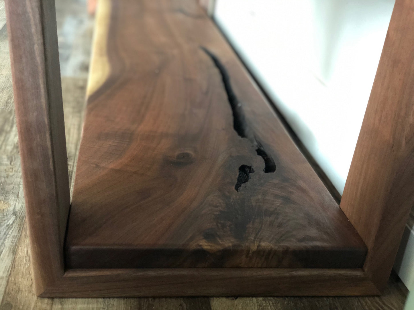 Solid Wood Media Console Table