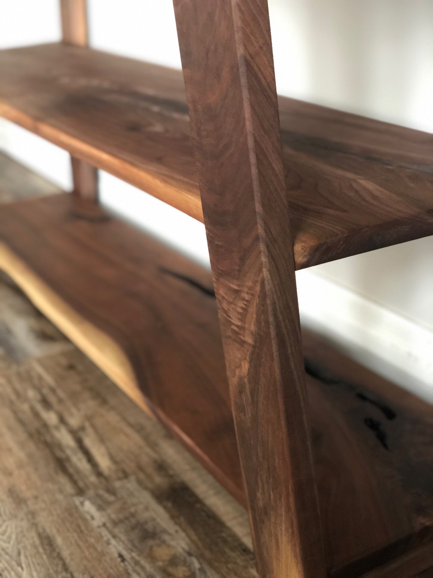 Solid Wood Media Console Table