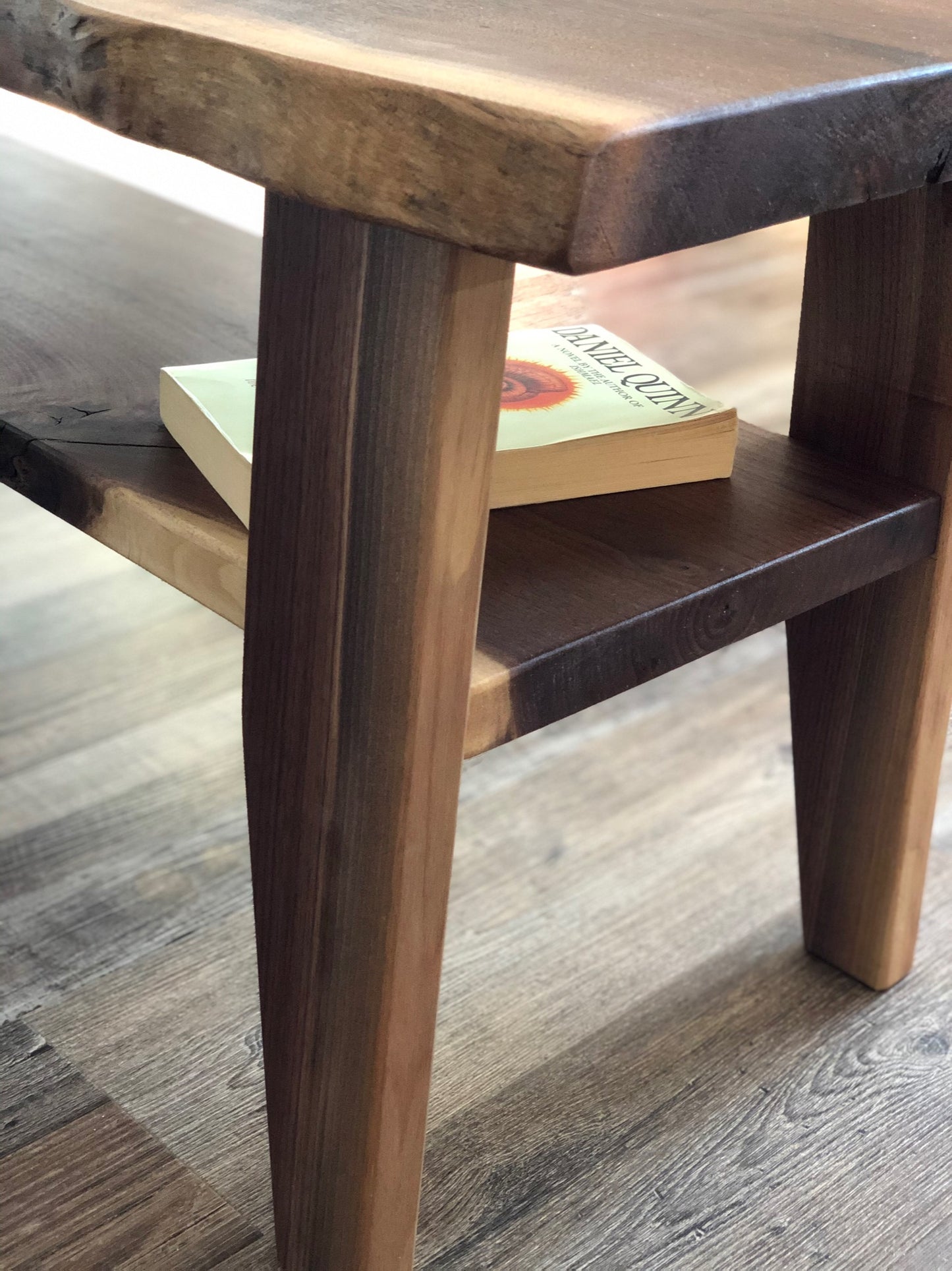 Richvale - Rustic Wood Live Edge Coffee Table