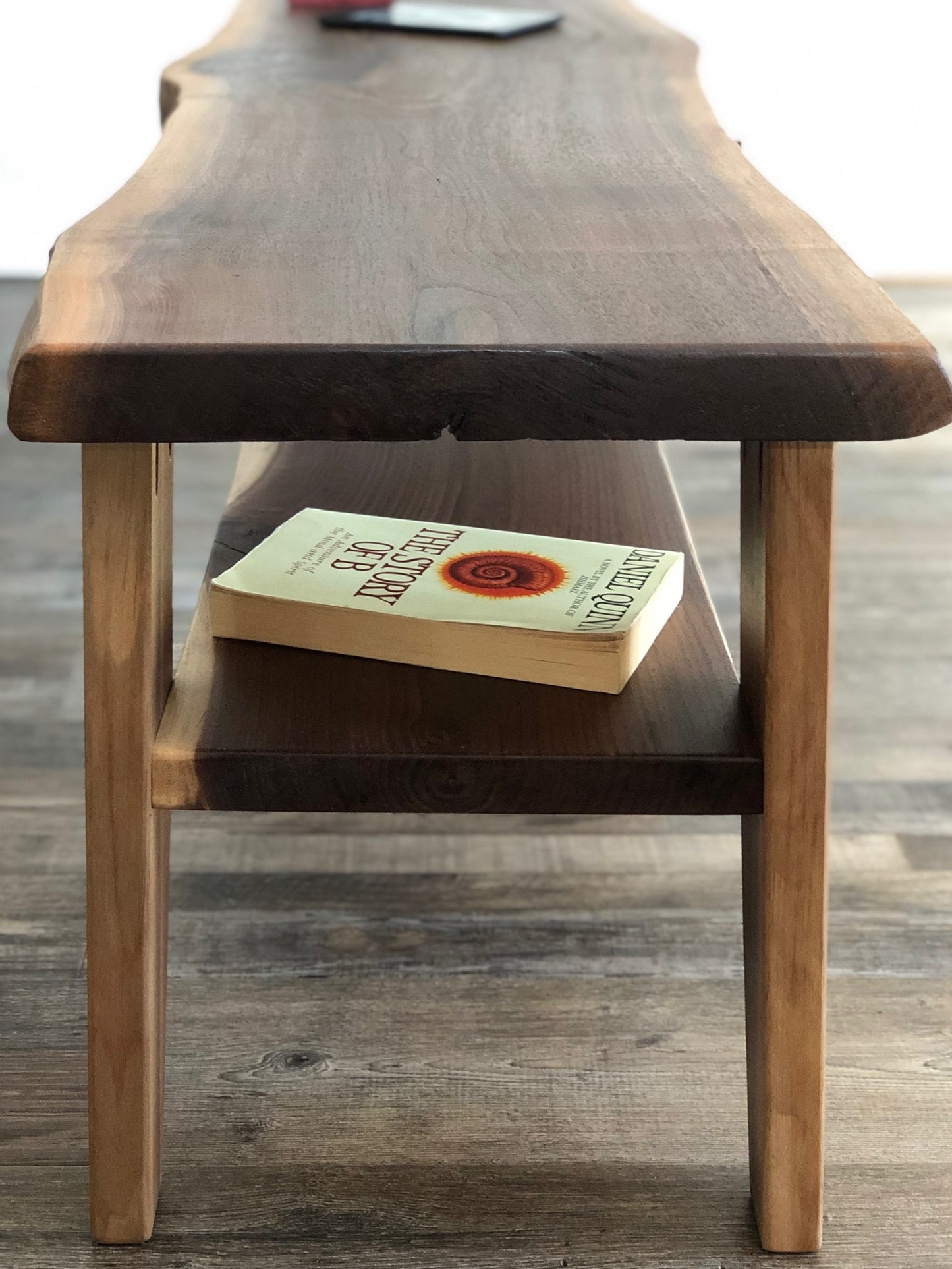 Richvale - Rustic Wood Live Edge Coffee Table