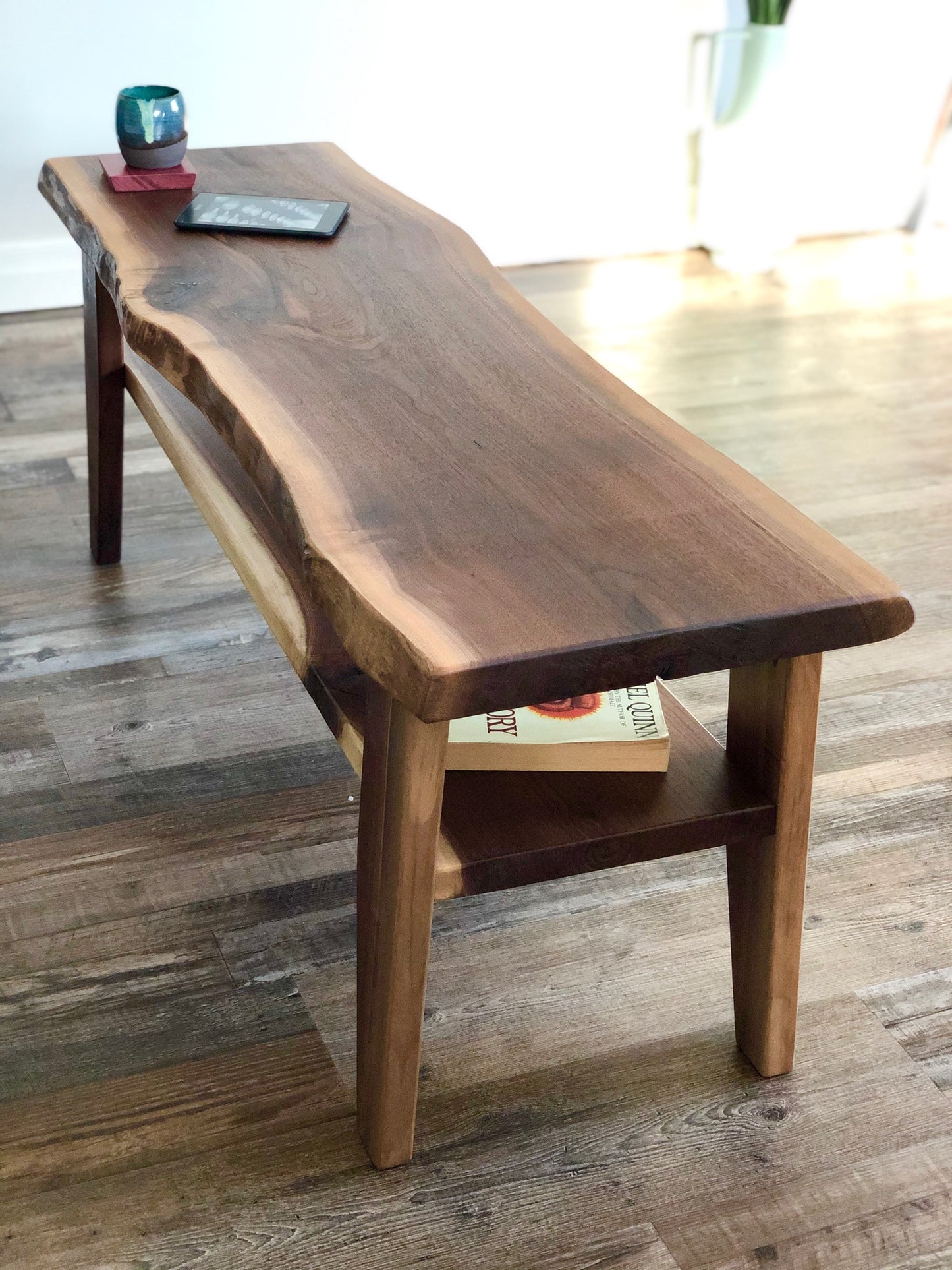 Richvale - Rustic Wood Live Edge Coffee Table