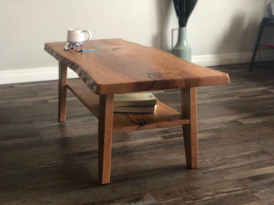Richvale - Rustic Wood Live Edge Coffee Table
