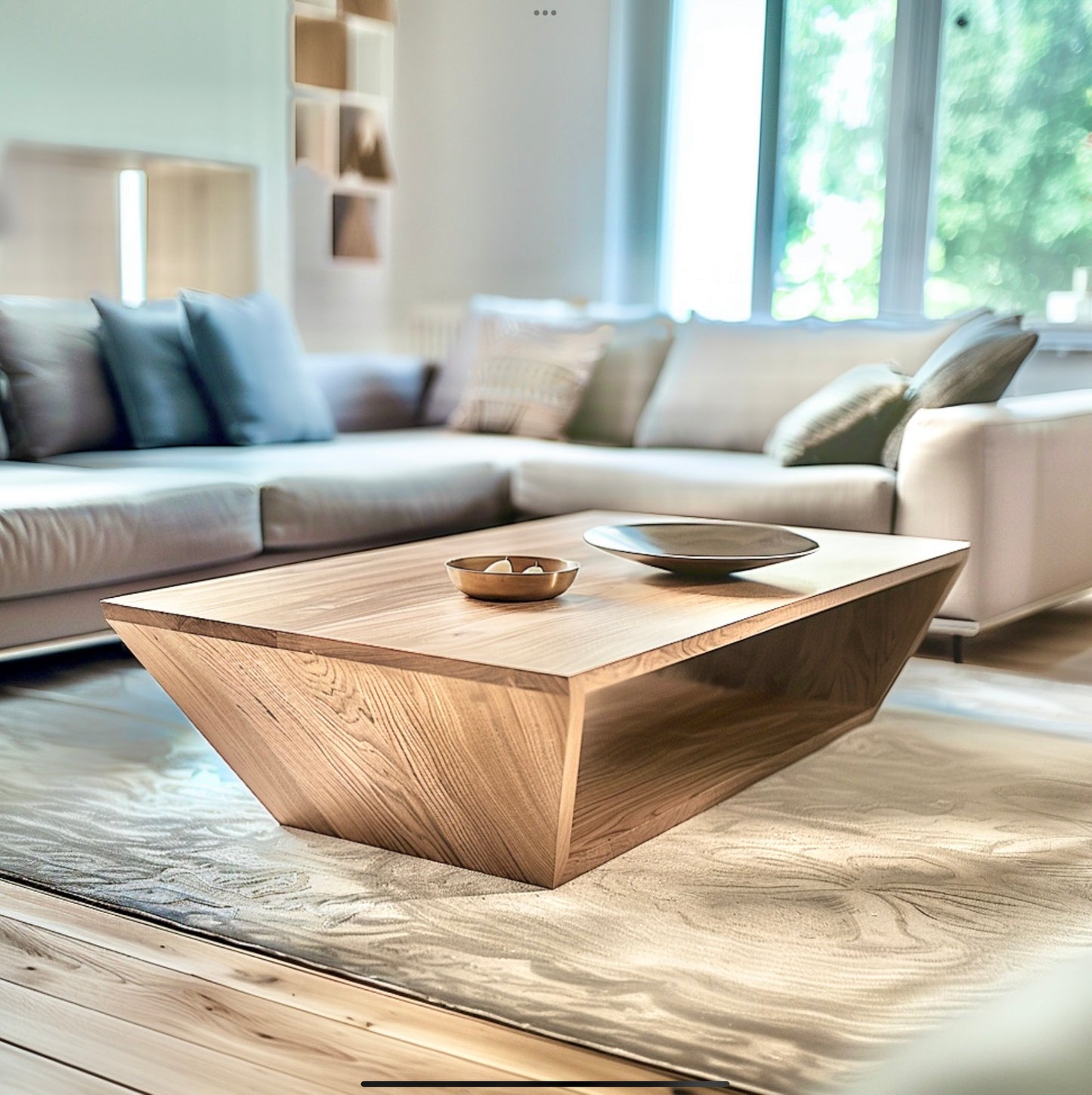 CUNNINGHAM - Modern Minimalist Boho Coffee Table