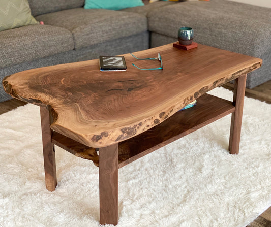 Lakefield - Live Edge Rustic Wood Coffee Table