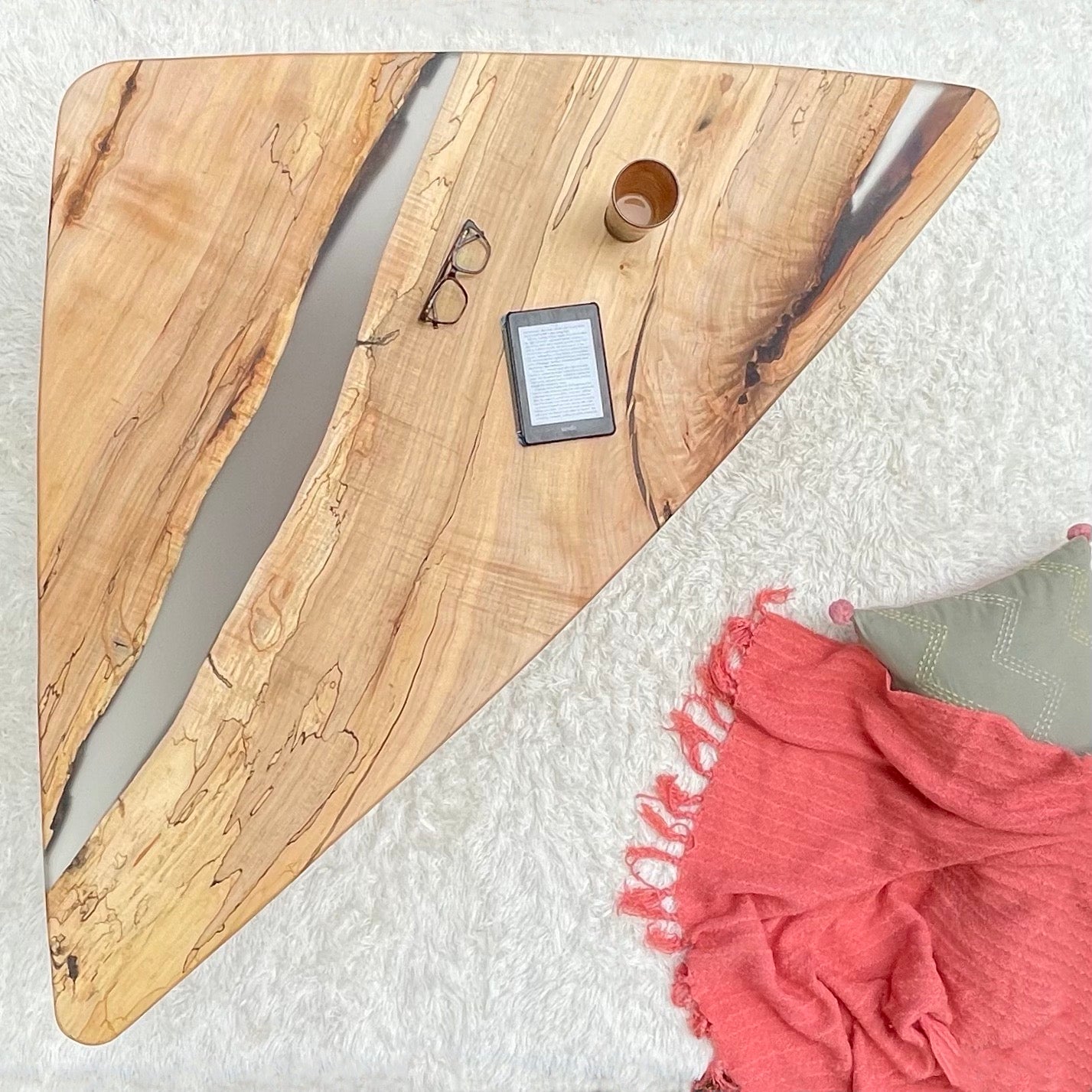 Custom Triangle River Table for Tina