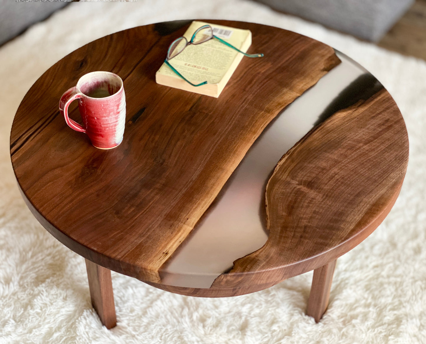 Cherry or Walnut Wood River Table