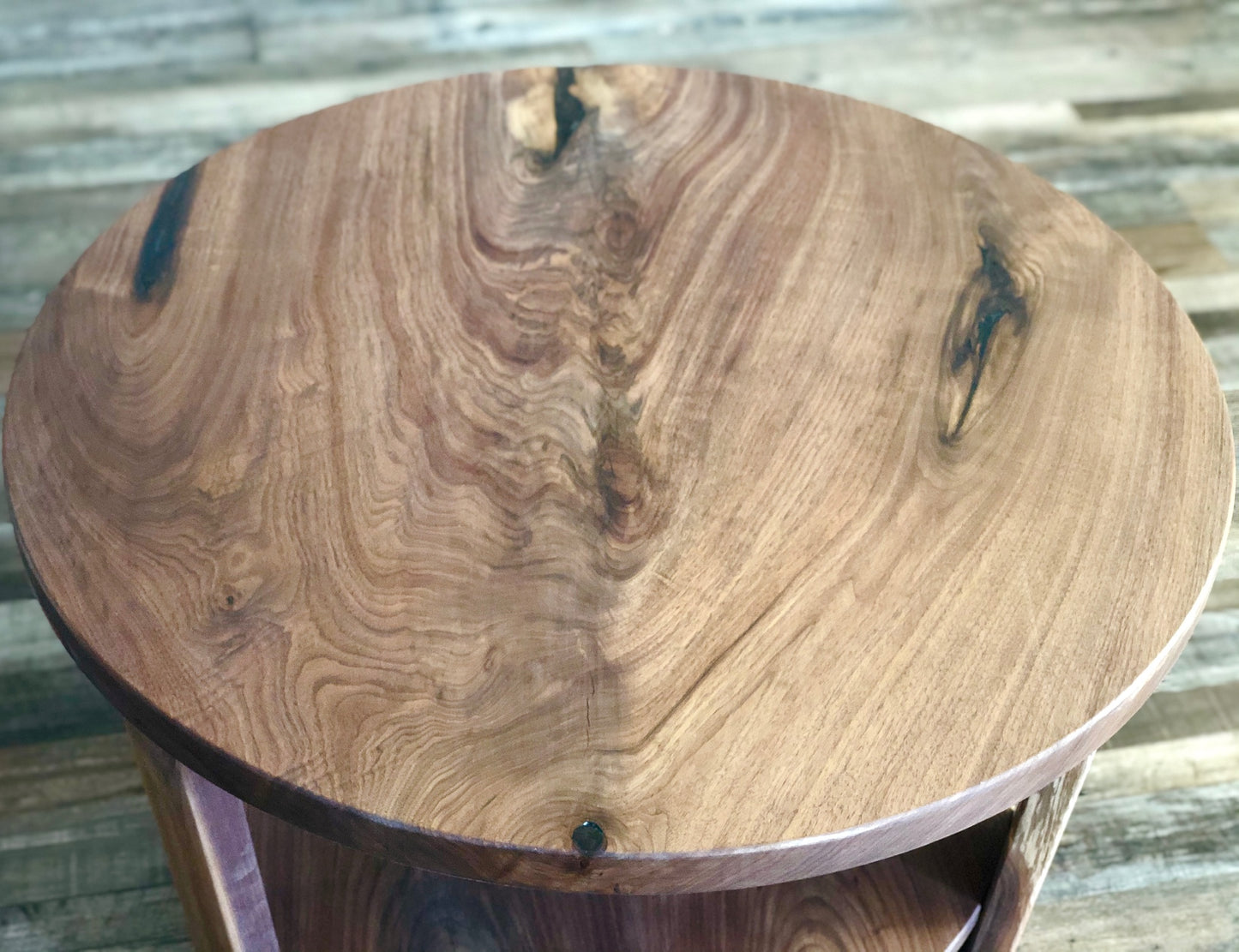 Round Solid Wood Coffee Table
