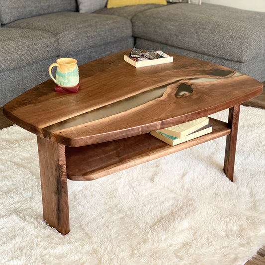 Cherry or Walnut Wood River Table