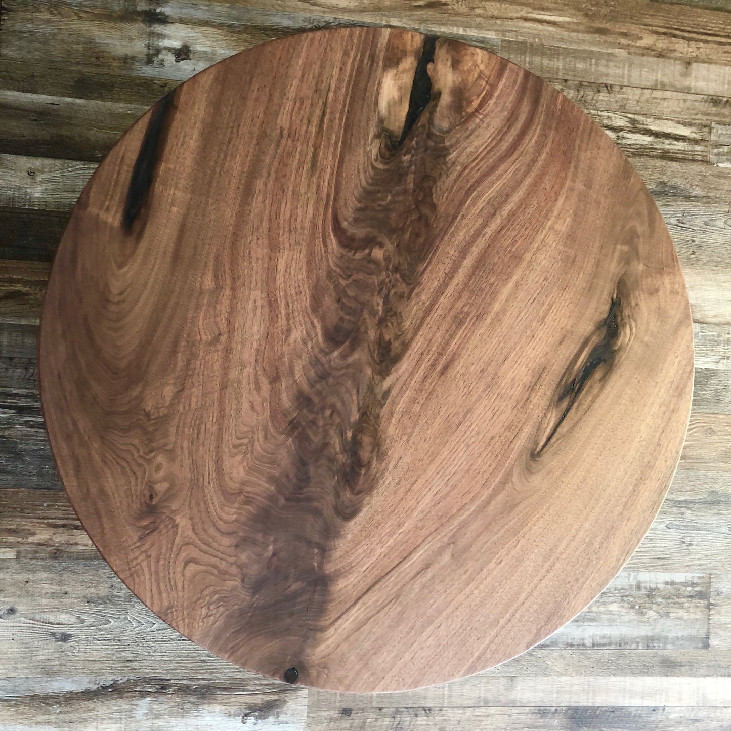 Round Solid Wood Coffee Table
