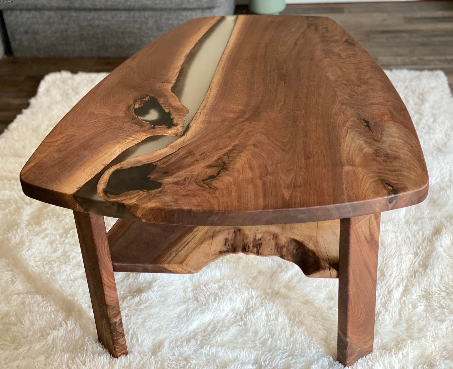 Cherry or Walnut Wood River Table